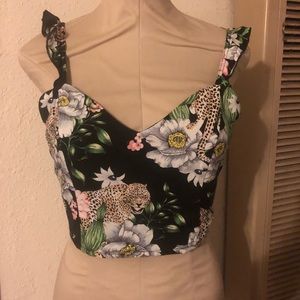 Tropical 🌴 Crop Top